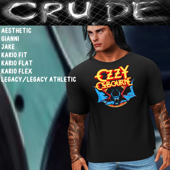 Second Life Marketplace - Ozzy Osbourne Concert Men's T-Shirt (MCT)